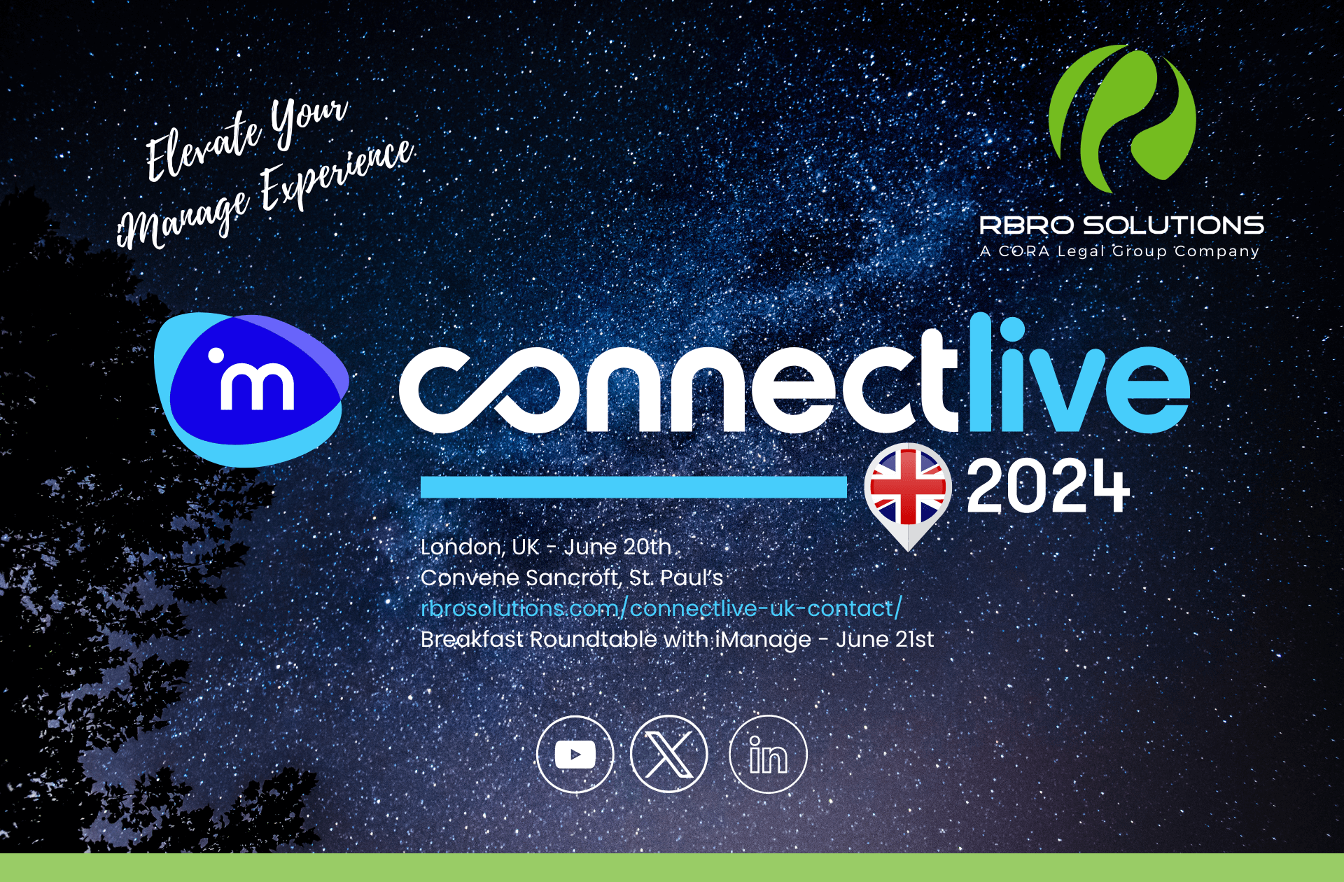 RBRO Solutions - ConnectLive 2024 London - Elevate Your iManage Experience