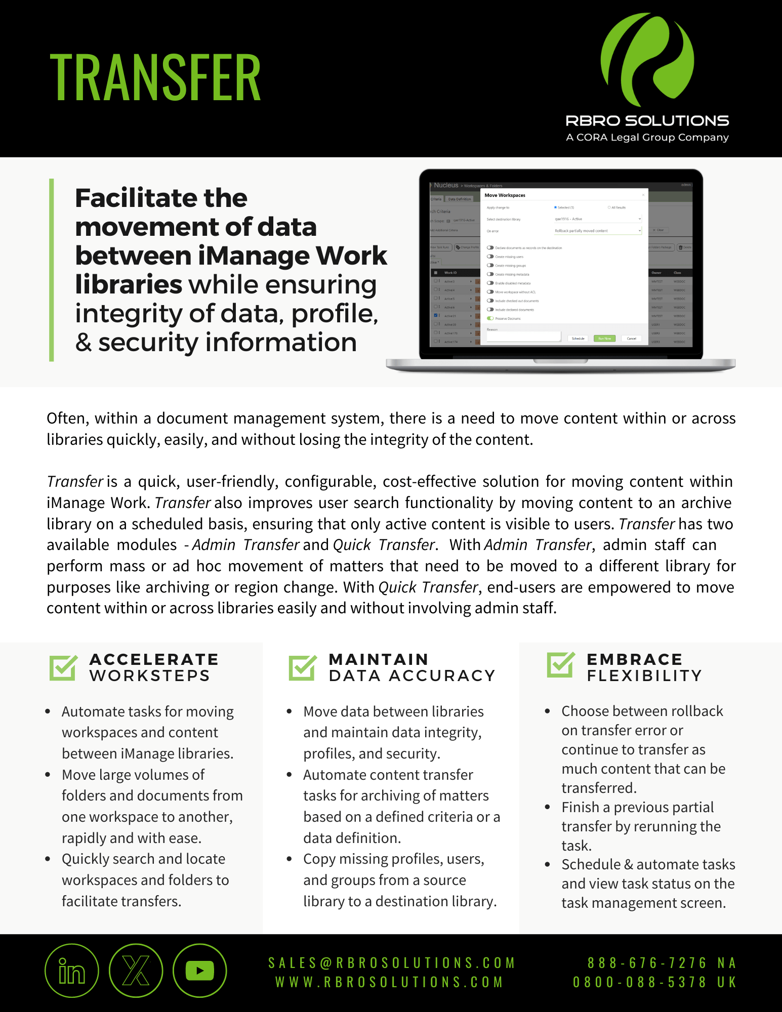 RBRO Solutions - Transfer - Brochure (image of page 1 of 2)