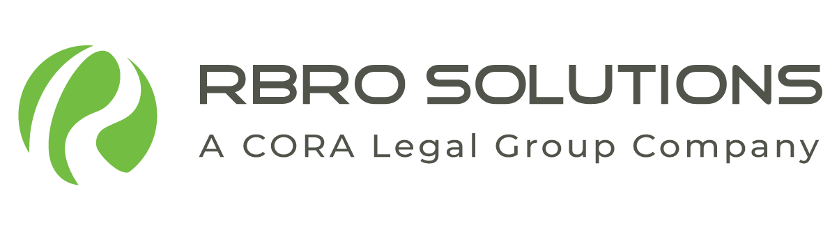 RBRO Solutions - A CORA Legal Group Company - Horizontal Logo